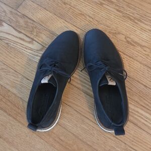 Ecco Men's Black Leather Loafers